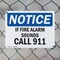 Signmission If Fire Alarm Sounds Call 911 OSHA Notice Sign, Plastic, 10in W x 7in L, 2PK OS-2PACK-NS-P-710-L-13601 - alternate 6